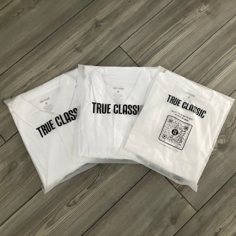 3 Men’s True Classic Shirts Large